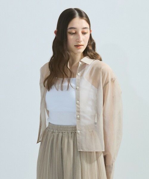 ketty / ケティ シャツ・ブラウス | シアーリネンライクシャツブラウス≪セットアップ対応/手洗い可能≫ | 詳細29