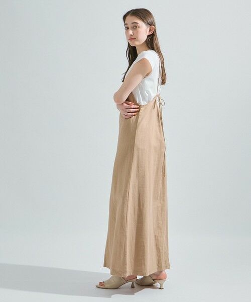 ketty / ケティ ロング・マキシ丈ワンピース | ウォッシュリネンキャミワンピース≪洗濯機で洗える≫ | 詳細4