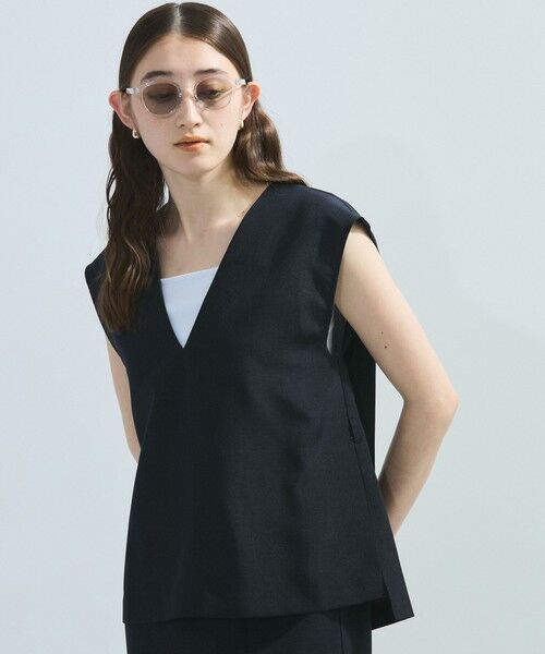 ketty / ケティ ロング・マキシ丈ワンピース | 麻調セットアップアンサンブル≪手洗い可能≫ | 詳細1