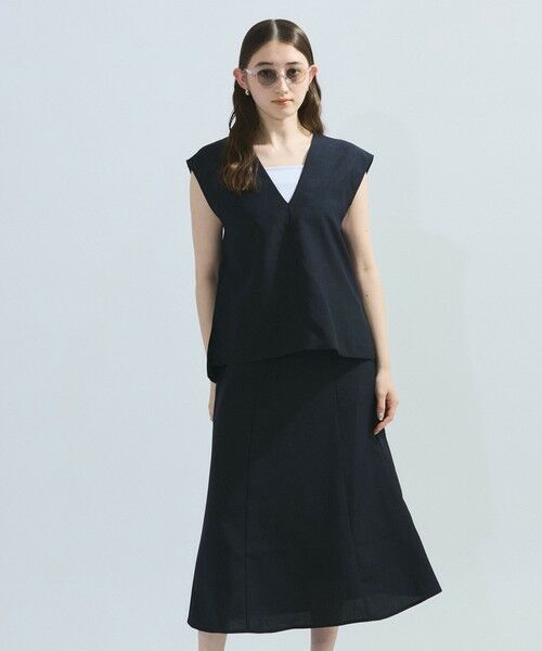 ketty / ケティ ロング・マキシ丈ワンピース | 麻調セットアップアンサンブル≪手洗い可能≫ | 詳細2