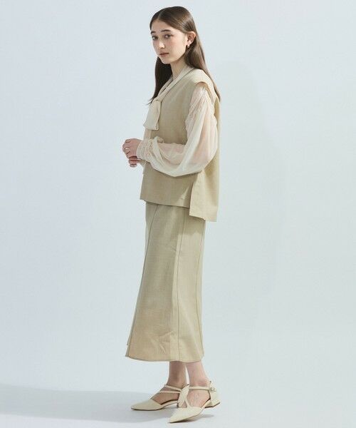 ketty / ケティ ロング・マキシ丈ワンピース | 麻調セットアップアンサンブル≪手洗い可能≫ | 詳細10