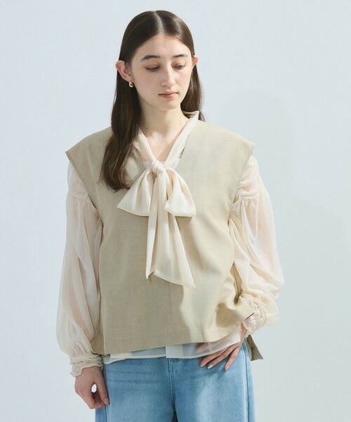 ketty / ケティ ロング・マキシ丈ワンピース | 麻調セットアップアンサンブル≪手洗い可能≫ | 詳細12