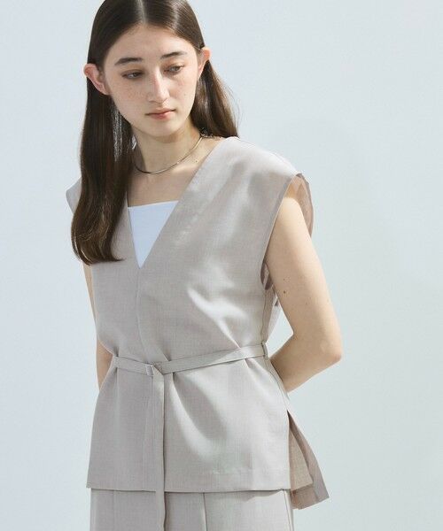 ketty / ケティ ロング・マキシ丈ワンピース | 麻調セットアップアンサンブル≪手洗い可能≫ | 詳細25