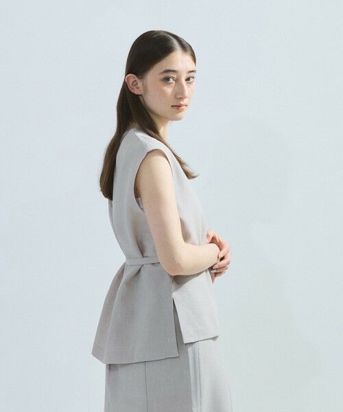 ketty / ケティ ロング・マキシ丈ワンピース | 麻調セットアップアンサンブル≪手洗い可能≫ | 詳細28