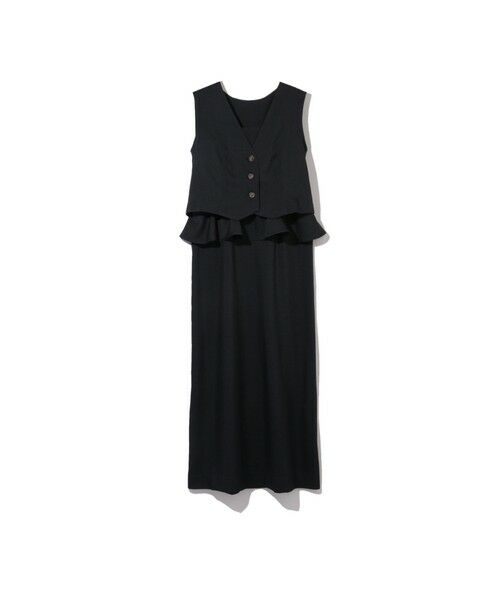 ketty / ケティ ロング・マキシ丈ワンピース | 麻調ライトツイルアンサンブル≪手洗い可能≫ | 詳細7