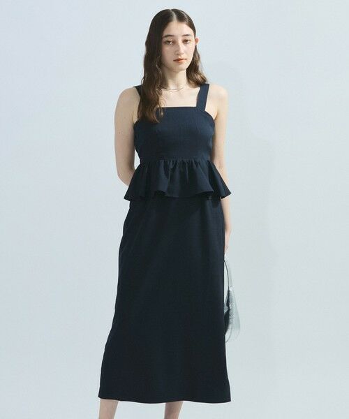 ketty / ケティ ロング・マキシ丈ワンピース | 麻調ライトツイルアンサンブル≪手洗い可能≫ | 詳細3