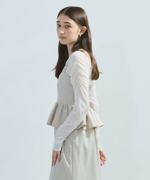 ketty / ケティ ロング・マキシ丈ワンピース | 麻調ライトツイルアンサンブル≪手洗い可能≫ | 詳細20