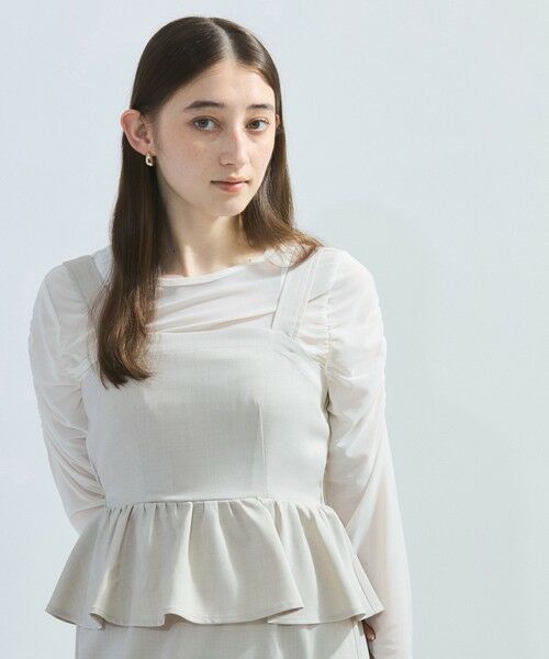 ketty / ケティ ロング・マキシ丈ワンピース | 麻調ライトツイルアンサンブル≪手洗い可能≫ | 詳細19