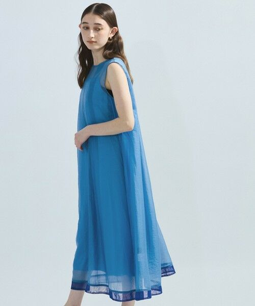 ketty / ケティ ロング・マキシ丈ワンピース | しぼシアーワンピースアンサンブル≪手洗い可能≫ | 詳細8