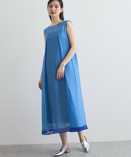 ketty / ケティ ロング・マキシ丈ワンピース | しぼシアーワンピースアンサンブル≪手洗い可能≫ | 詳細9