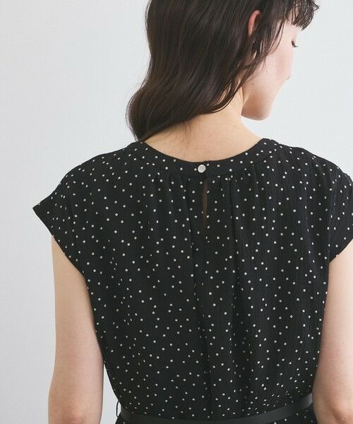 ketty / ケティ ロング・マキシ丈ワンピース | ドット柄シアーサッカーワンピース≪手洗い可能≫ | 詳細17