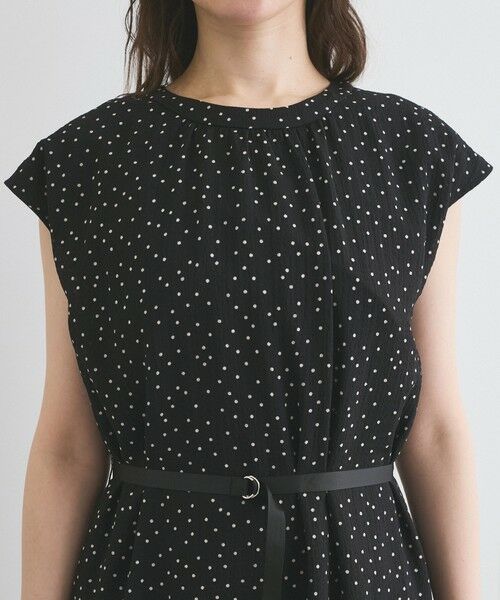 ketty / ケティ ロング・マキシ丈ワンピース | ドット柄シアーサッカーワンピース≪手洗い可能≫ | 詳細16