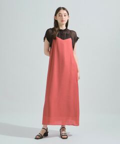ketty / ケティ ロング・マキシ丈ワンピース | ラフィーネクロスキャミワンピース≪手洗い可能≫