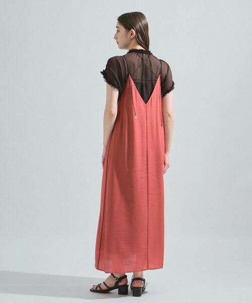 ketty / ケティ ロング・マキシ丈ワンピース | ラフィーネクロスキャミワンピース≪手洗い可能≫ | 詳細2