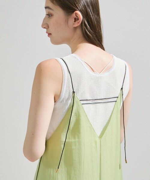 ketty / ケティ ロング・マキシ丈ワンピース | ラフィーネクロスキャミワンピース≪手洗い可能≫ | 詳細7