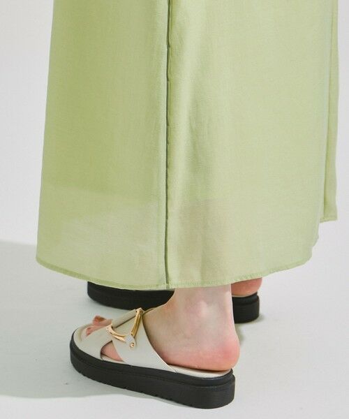 ketty / ケティ ロング・マキシ丈ワンピース | ラフィーネクロスキャミワンピース≪手洗い可能≫ | 詳細8