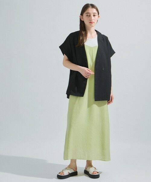 ketty / ケティ ロング・マキシ丈ワンピース | ラフィーネクロスキャミワンピース≪手洗い可能≫ | 詳細9