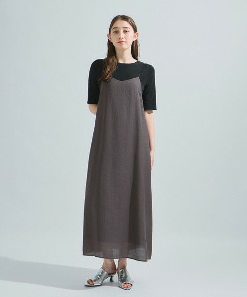 ketty / ケティ ロング・マキシ丈ワンピース | ラフィーネクロスキャミワンピース≪手洗い可能≫ | 詳細10