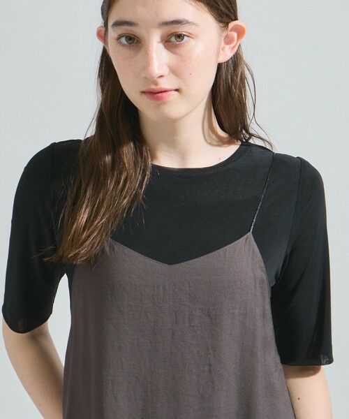 ketty / ケティ ロング・マキシ丈ワンピース | ラフィーネクロスキャミワンピース≪手洗い可能≫ | 詳細12