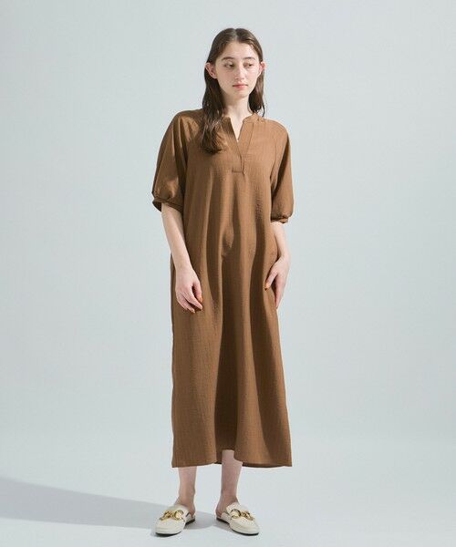 ketty / ケティ ロング・マキシ丈ワンピース | タンブラーブッチャーストライプワンピース≪手洗い可能≫ | 詳細1