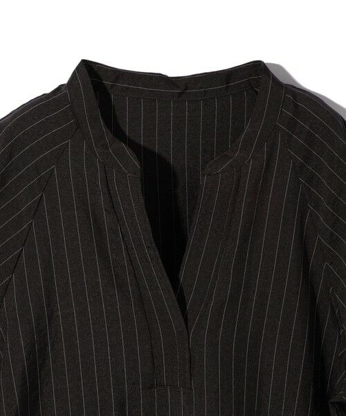 ketty / ケティ ロング・マキシ丈ワンピース | タンブラーブッチャーストライプワンピース≪手洗い可能≫ | 詳細9