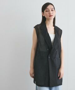 ketty / ケティ テーラードジャケット | シャンブレーシアーノースリジャケット≪手洗い可能≫