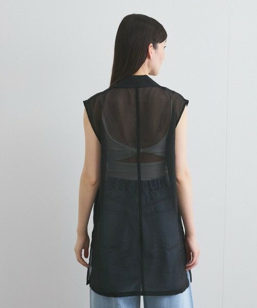 ketty / ケティ テーラードジャケット | シャンブレーシアーノースリジャケット≪手洗い可能≫ | 詳細2