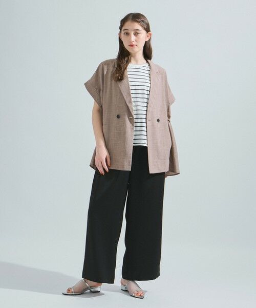 ketty / ケティ ダウンジャケット・ベスト | リネンライクドロストジレ≪セットアップ対応/洗濯機で洗える≫ | 詳細13