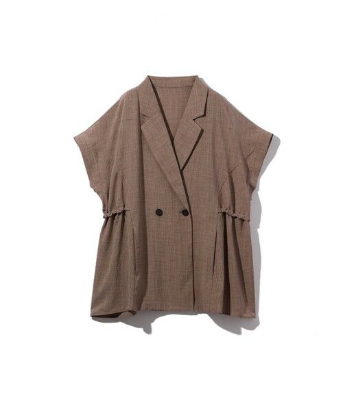 ketty / ケティ ダウンジャケット・ベスト | リネンライクドロストジレ≪セットアップ対応/洗濯機で洗える≫ | 詳細16