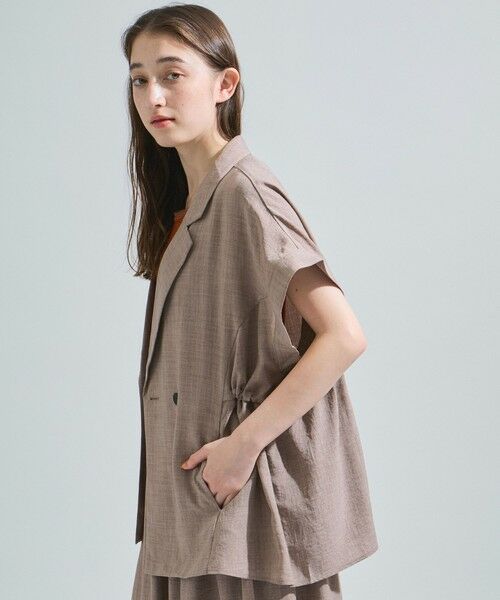 ketty / ケティ ダウンジャケット・ベスト | リネンライクドロストジレ≪セットアップ対応/洗濯機で洗える≫ | 詳細10