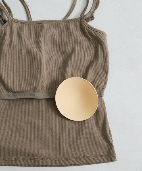 ketty / ケティ カットソー | カップ付きストラップキャミソール≪手洗い可能≫ | 詳細13