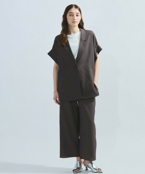 ketty / ケティ カットソー | 【汗染み防止】タックフレンチスリーブトップス≪洗濯機で洗える≫ | 詳細4