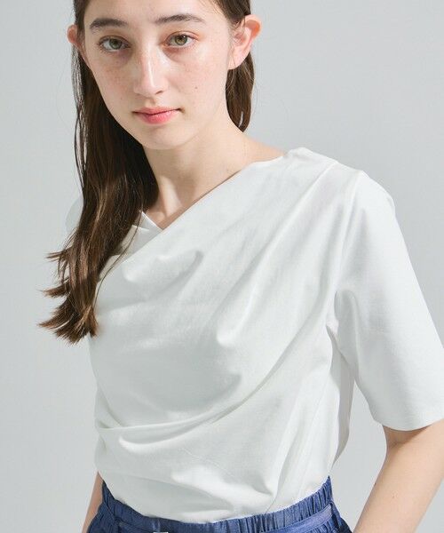 ketty / ケティ カーディガン・ボレロ | カットドレープTシャツ≪洗濯機で洗える≫ | 詳細1