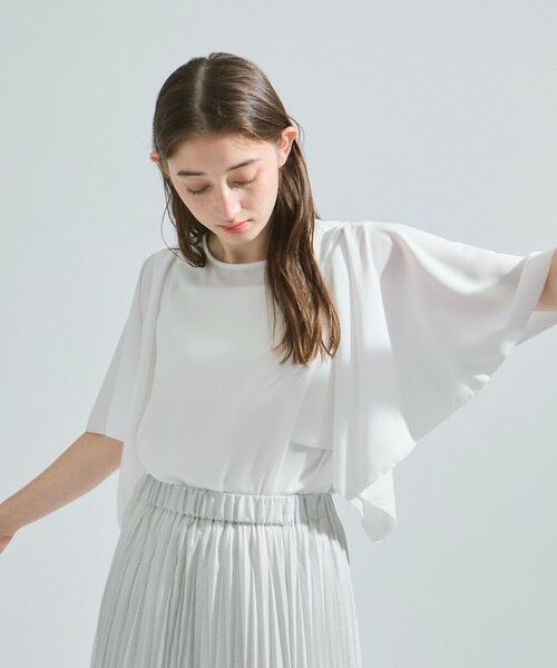 ketty / ケティ カットソー | 2WAYジョーゼットフリルトップス≪手洗い可能≫ | 詳細1