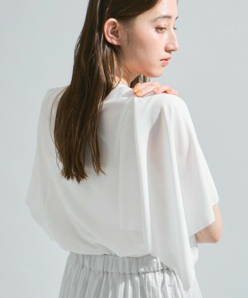 ketty / ケティ カットソー | 2WAYジョーゼットフリルトップス≪手洗い可能≫ | 詳細3