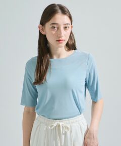 ketty / ケティ チュールドッキングシシュウTシャツ≪手洗い可能≫ チュールドッキングシシュウTシャツ≪手洗い可能≫（Tシャツ