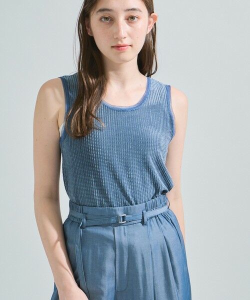 ketty / ケティ カットソー | ミニドビーベロアタンクトップ≪手洗い可能≫ | 詳細6