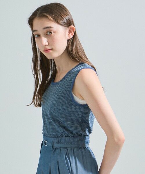 ketty / ケティ カットソー | ミニドビーベロアタンクトップ≪手洗い可能≫ | 詳細7