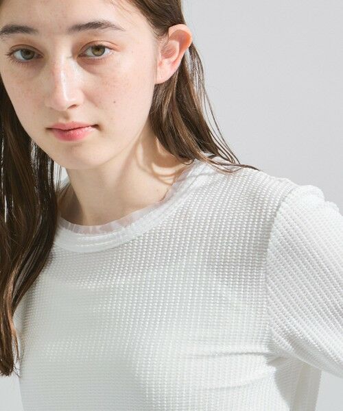 ketty / ケティ カットソー | ミニドビーベロアTシャツ≪手洗い可能≫ | 詳細1