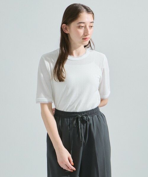 ketty / ケティ カットソー | ミニドビーベロアTシャツ≪手洗い可能≫ | 詳細2