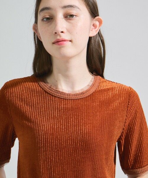 ketty / ケティ カットソー | ミニドビーベロアTシャツ≪手洗い可能≫ | 詳細7