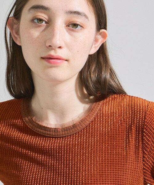 ketty / ケティ カットソー | ミニドビーベロアTシャツ≪手洗い可能≫ | 詳細9