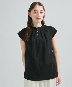 ケティ ketty キーネックポンチトップス≪洗濯機で洗える≫ （ブラック） セール】 キーネックポンチトップス≪洗濯機で洗える