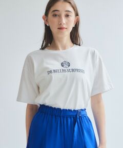 ketty / ケティ カットソー | ツヤ刺繍Tシャツ≪洗濯機で洗える≫