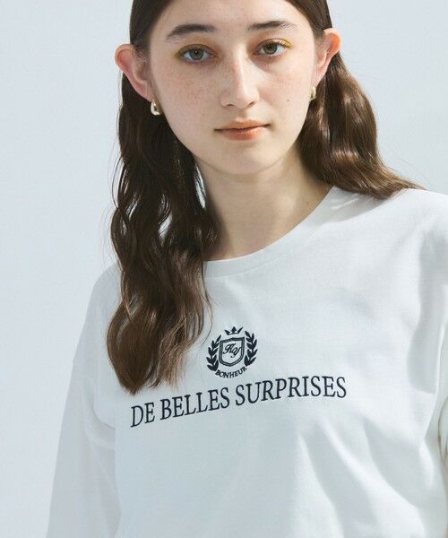 ketty / ケティ カットソー | ツヤ刺繍Tシャツ≪洗濯機で洗える≫ | 詳細3