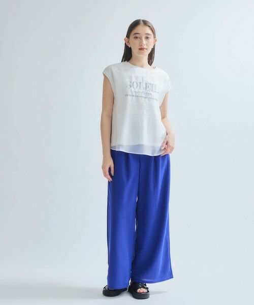 ketty / ケティ その他パンツ | エステルカノコワイドパンツ≪セットアップ対応/洗濯機で洗える≫ | 詳細16