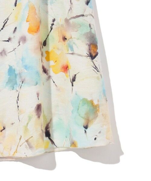 ketty / ケティ ミニ・ひざ丈スカート | ブレンドフラワードロースカート≪手洗い可能≫ | 詳細10