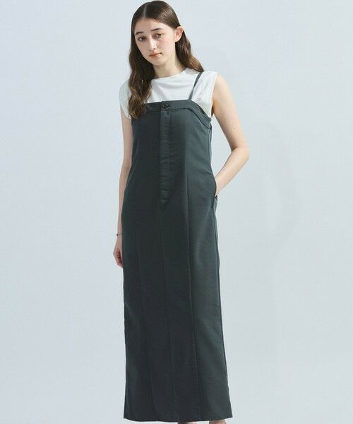 ketty / ケティ ロング・マキシ丈ワンピース | ナイロンストレッチジャンパースカート≪手洗い可能≫ | 詳細15