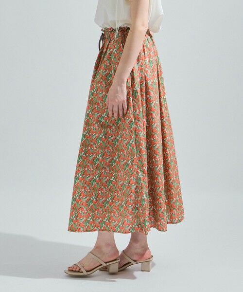 ketty / ケティ ミニ・ひざ丈スカート | コットンフラワープリントスカート≪手洗い可能≫ | 詳細1