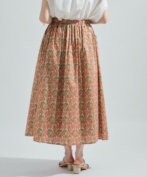 ketty / ケティ ミニ・ひざ丈スカート | コットンフラワープリントスカート≪手洗い可能≫ | 詳細2